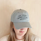 Ice Cream Appreciation Society -Cotton Baseball Cap - Pale Vintage Blue
