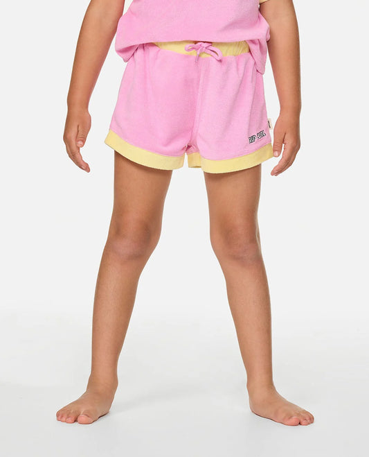 Rip Curl Girls Epic Terry Short - Pink