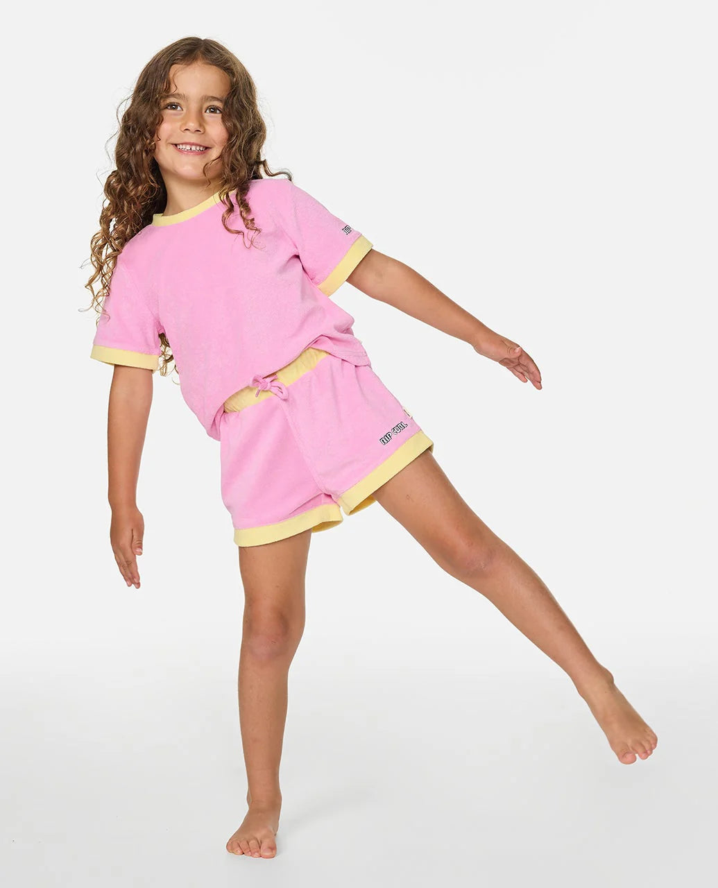 Rip Curl Girls Epic Terry Short - Pink