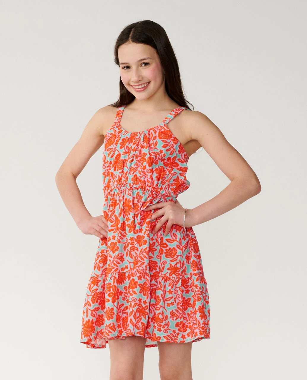 Rip Curl Girls Sunshine Squad Dress - Mint Haze