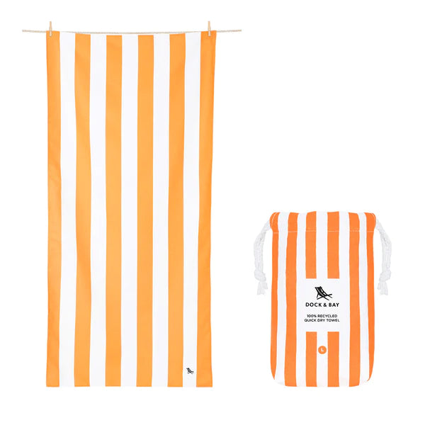 Dock & Bay Beach Towel - Ipanema Orange