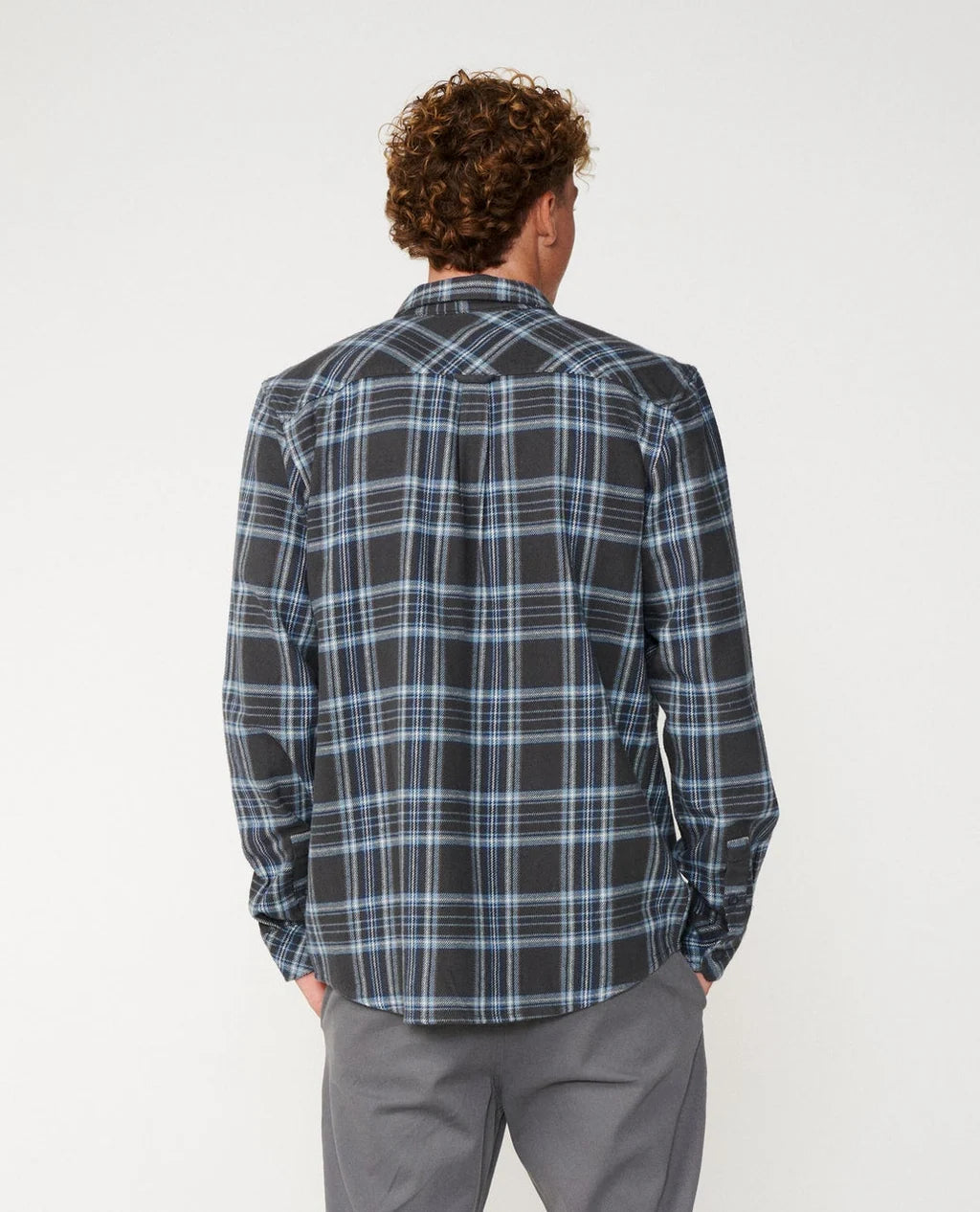 Rip Curl Premium Surf Griffin Flannel Shirt - Washed Black