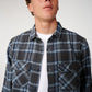 Rip Curl Premium Surf Griffin Flannel Shirt - Washed Black