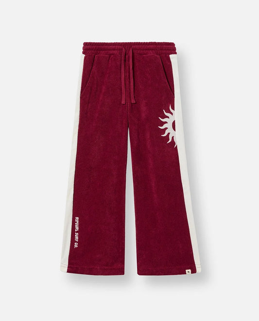 Rip Curl Girls Road Trip Terry Pant - Plum