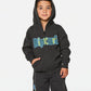 Rip Curl Boys Paddle Out Zip Through Fleece - Washed Black