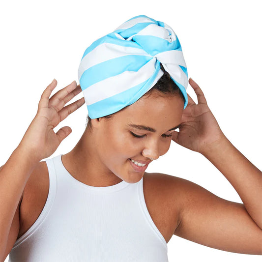 Dock & Bay Hair Wrap - Tulum Blue