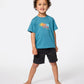 Rip Curl Let's See The Waves Tee -Boy - Storm Blue