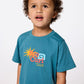 Rip Curl Let's See The Waves Tee -Boy - Storm Blue