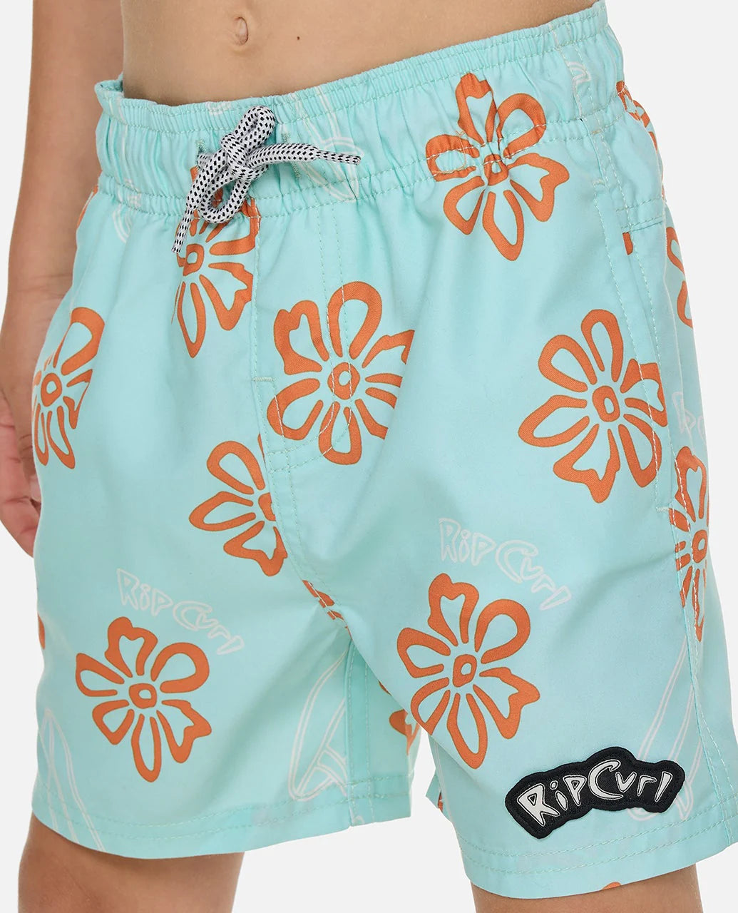 Rip Curl Boys Ride The Wave Volley Shorts - Light Aqua