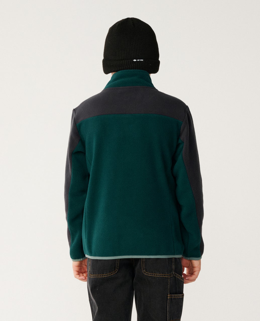 Rip Curl Kids Raw Energy Block Fleece - Blue/Green