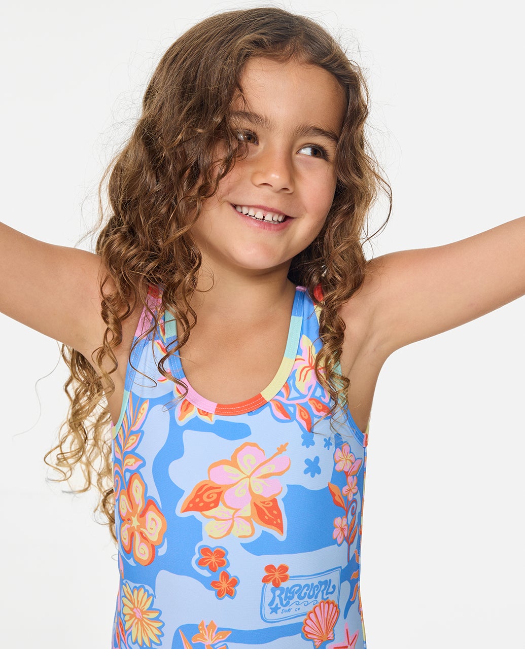 Rip Curl Girls Surf Magic Revo One Piece - Multicolour