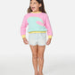 Rip Curl Girls Surf Wave Crew - Pink