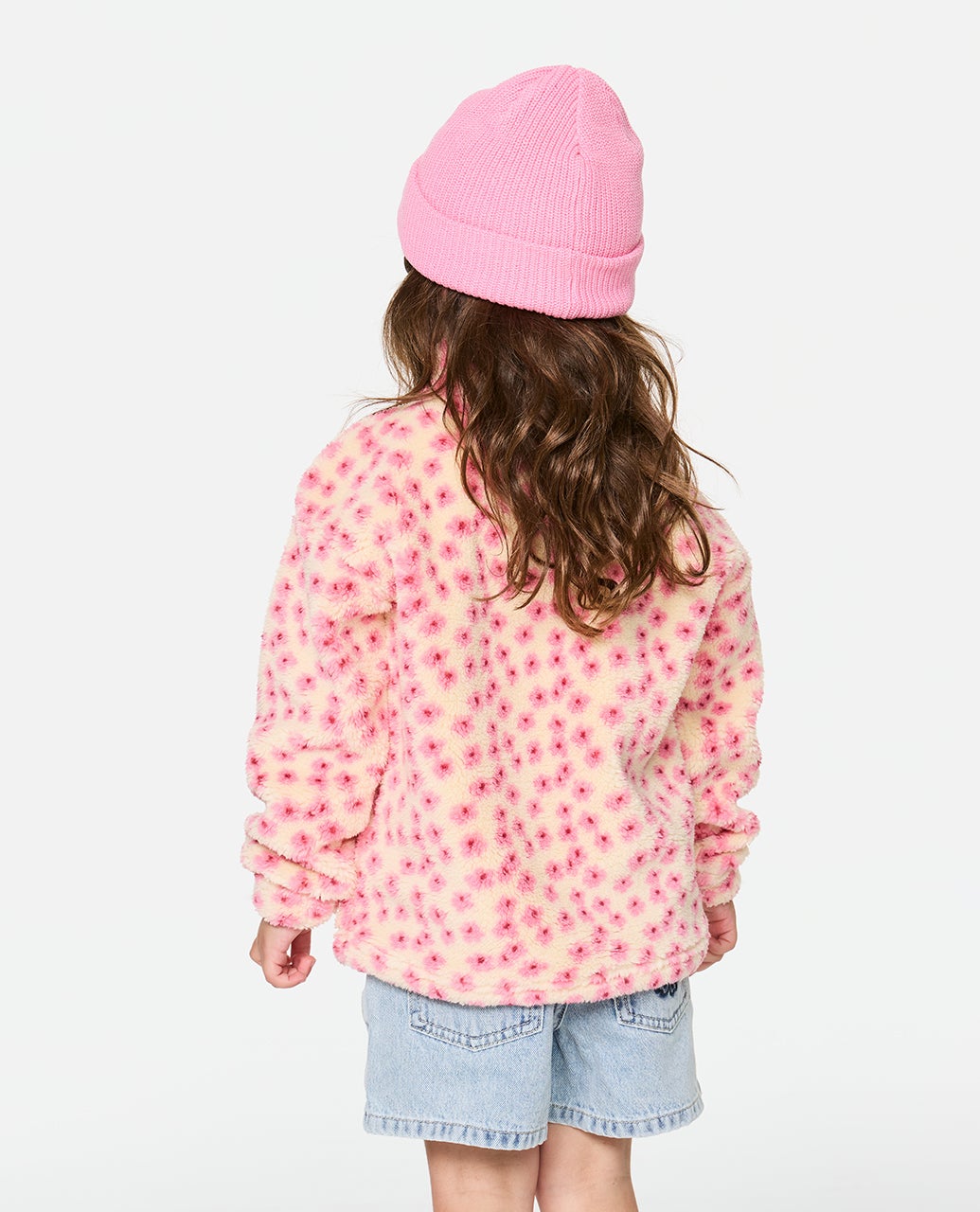 Rip Curl Girls Party Wave Polar Fleece - Peach