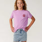 Rip Curl Girls Surf Puff Relaxed Tee - Bright Lilac
