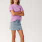 Rip Curl Girls Surf Puff Relaxed Tee - Bright Lilac