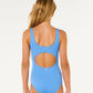 Rip Curl Girls The One Swimsuit - Cornflower Blue