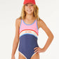 Rip Curl Girls Surf Revival One Piece - Navy