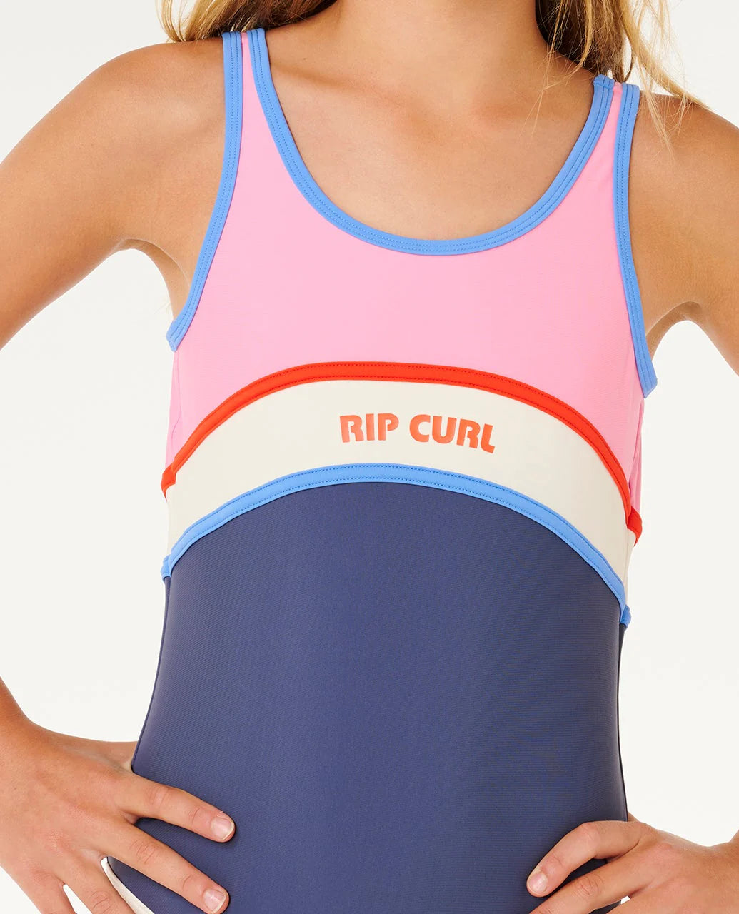 Rip Curl Girls Surf Revival One Piece - Navy