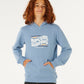 Rip Curl Boys Streamline Hood - Faded Denim