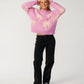 Rip Curl Retro Swell Palm Jacquard Crew - Lilac