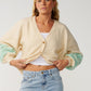 Rip Curl Retro Bossa Nova Jacquard Cardigan - Brazilian Sand