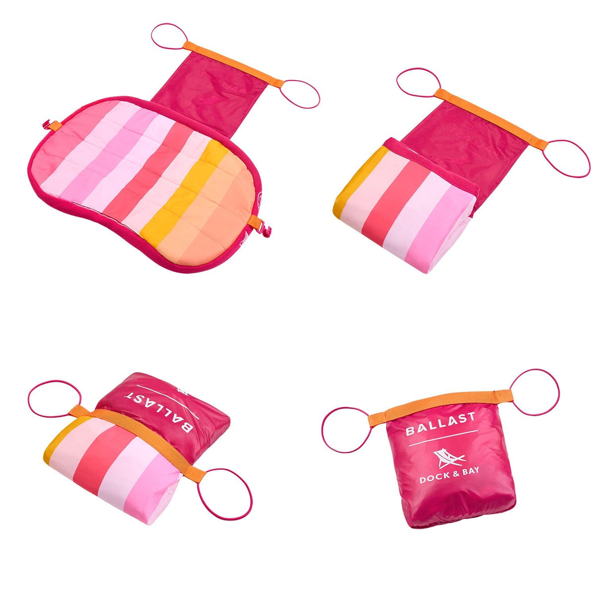 Dock & Bay x Ballast Beach Pillow - Miami Sorbet