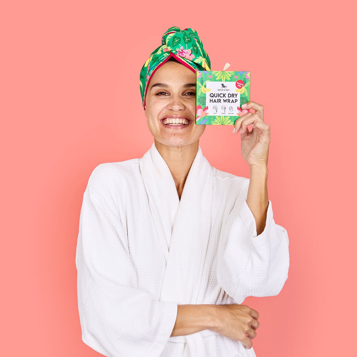 Dock & Bay Hair Wrap - Jungle Bloom