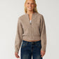 Rip Curl Venture Zip Through Cardigan - Mocha
