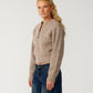 Rip Curl Venture Zip Through Cardigan - Mocha