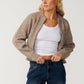 Rip Curl Venture Zip Through Cardigan - Mocha