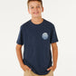 Rip Curl Boys Wetsuit Icon Tee - Dark Navy