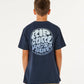 Rip Curl Boys Wetsuit Icon Tee - Dark Navy