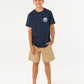 Rip Curl Boys Wetsuit Icon Tee - Dark Navy