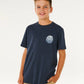 Rip Curl Boys Wetsuit Icon Tee - Dark Navy