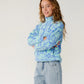 Rip Curl Girls Pacific Dreams Quarter Zip Fleece - Ocean