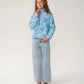 Rip Curl Girls Pacific Dreams Quarter Zip Fleece - Ocean