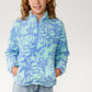 Rip Curl Girls Pacific Dreams Quarter Zip Fleece - Ocean