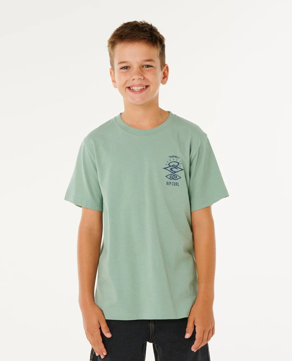 Rip Curl Boys Search Icon Tee - Aloe