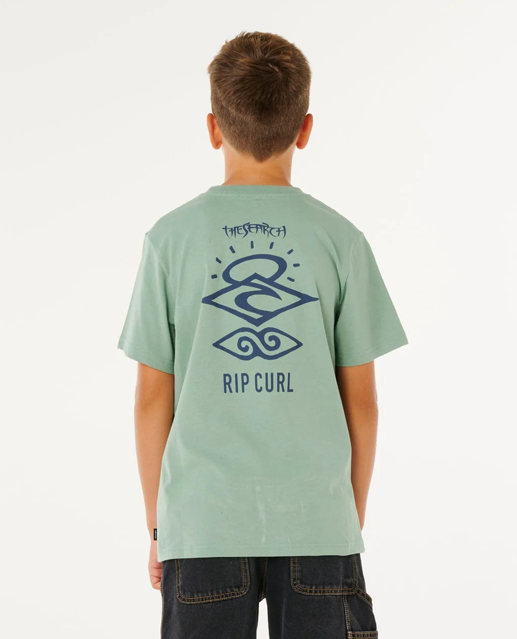 Rip Curl Boys Search Icon Tee - Aloe
