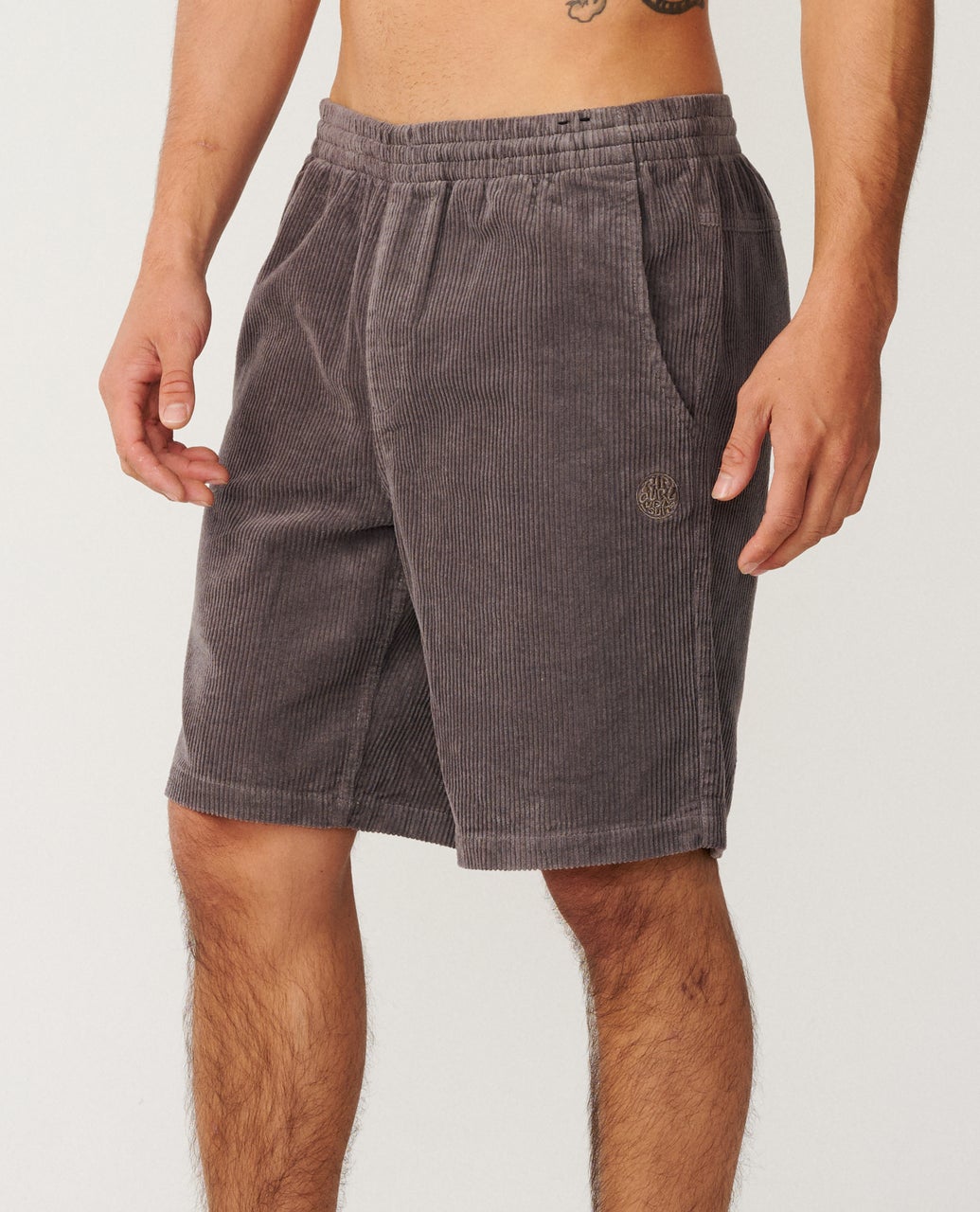 Rip Curl Premium Surf Cord Volley Shorts - Deep Mushroom