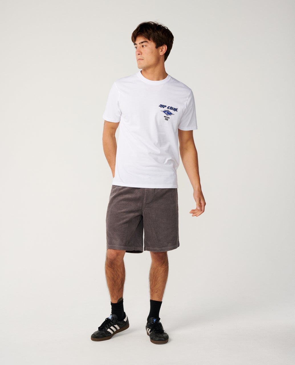 Rip Curl Premium Surf Cord Volley Shorts - Deep Mushroom