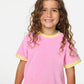 Rip Curl Girls Ride The Wave Terry Tee - Pink