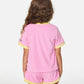 Rip Curl Girls Ride The Wave Terry Tee - Pink