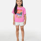 Rip Curl Girls Malibu Relaxed Tee - Pink