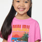 Rip Curl Girls Malibu Relaxed Tee - Pink