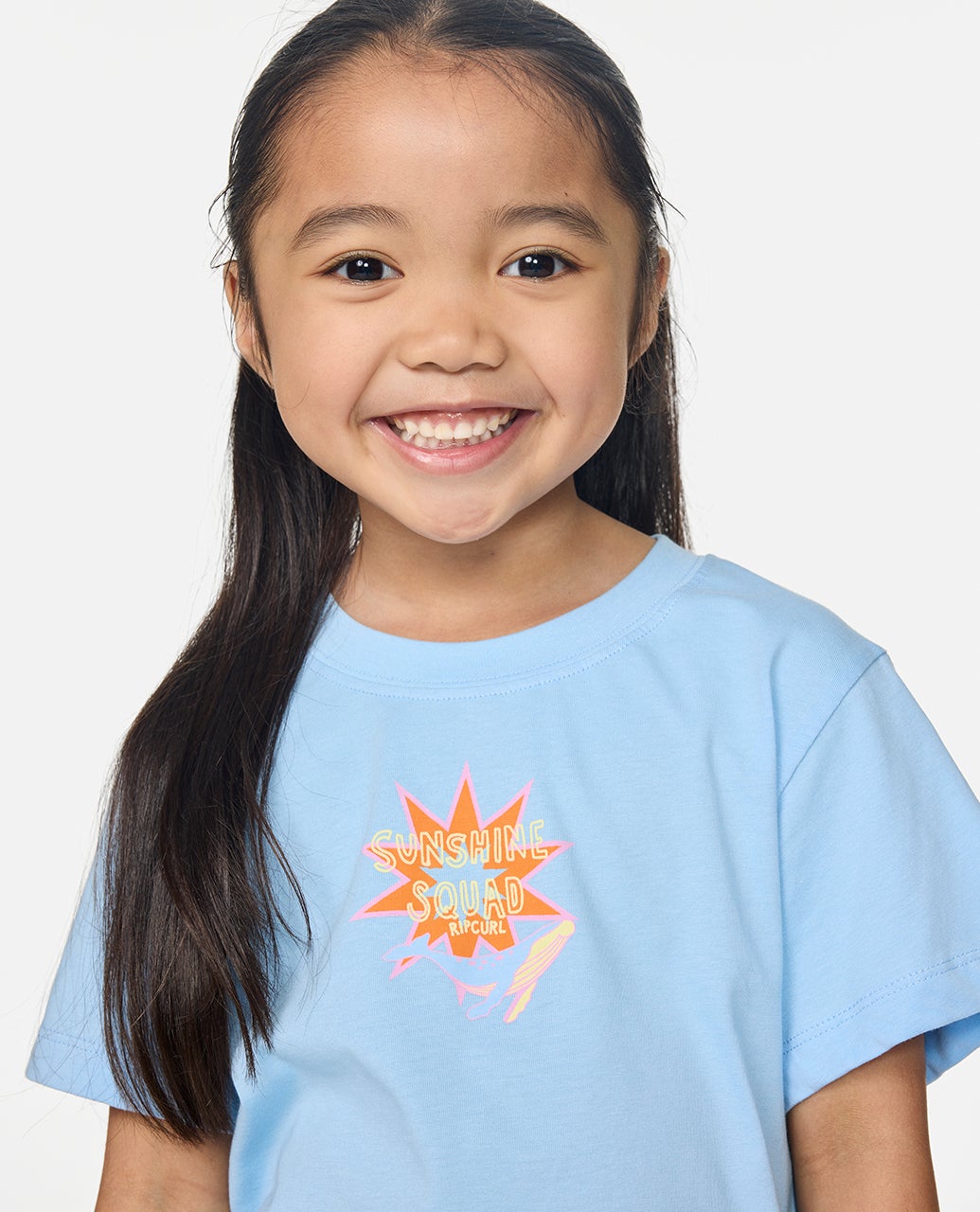 Rip Curl Girls Surf Magic Art Tee - Sky Blue