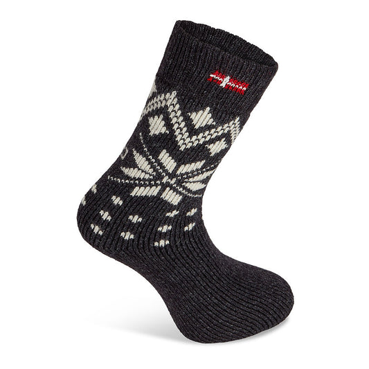 Wool-Wear Norwegian Wool Socks - Icestar Anthracite