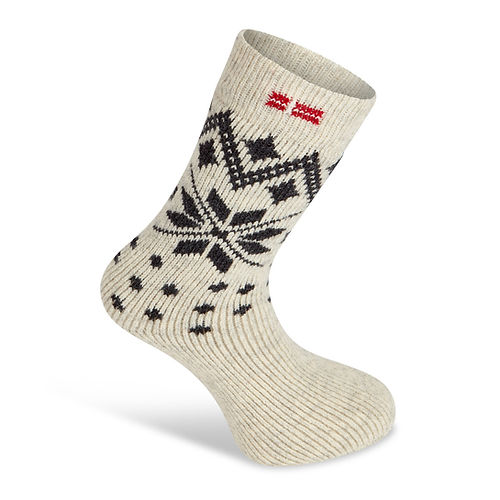 Wool-Wear Norwegian Wool Socks - Icestar Ecru