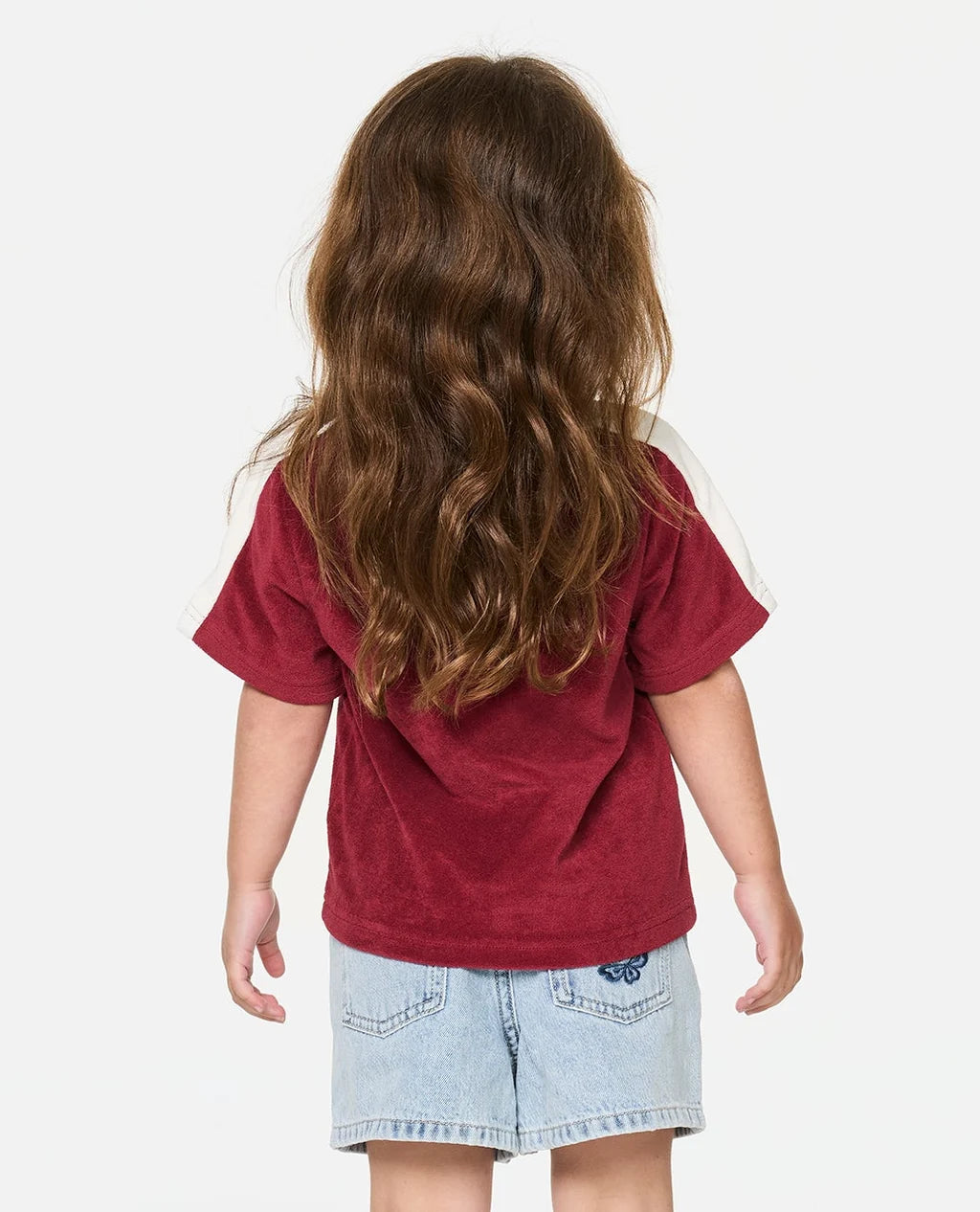 Rip Curl Girls Road Trip Terry Tee - Plum