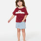 Rip Curl Girls Road Trip Terry Tee - Plum